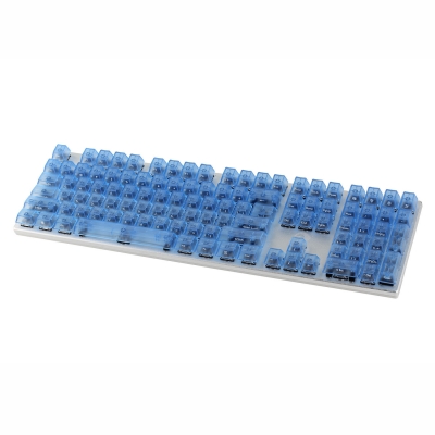 Stock Clearance 104+35 ABS Transparent Keycaps Set Cherry Profile for MX Mechanical Gaming Keyboard